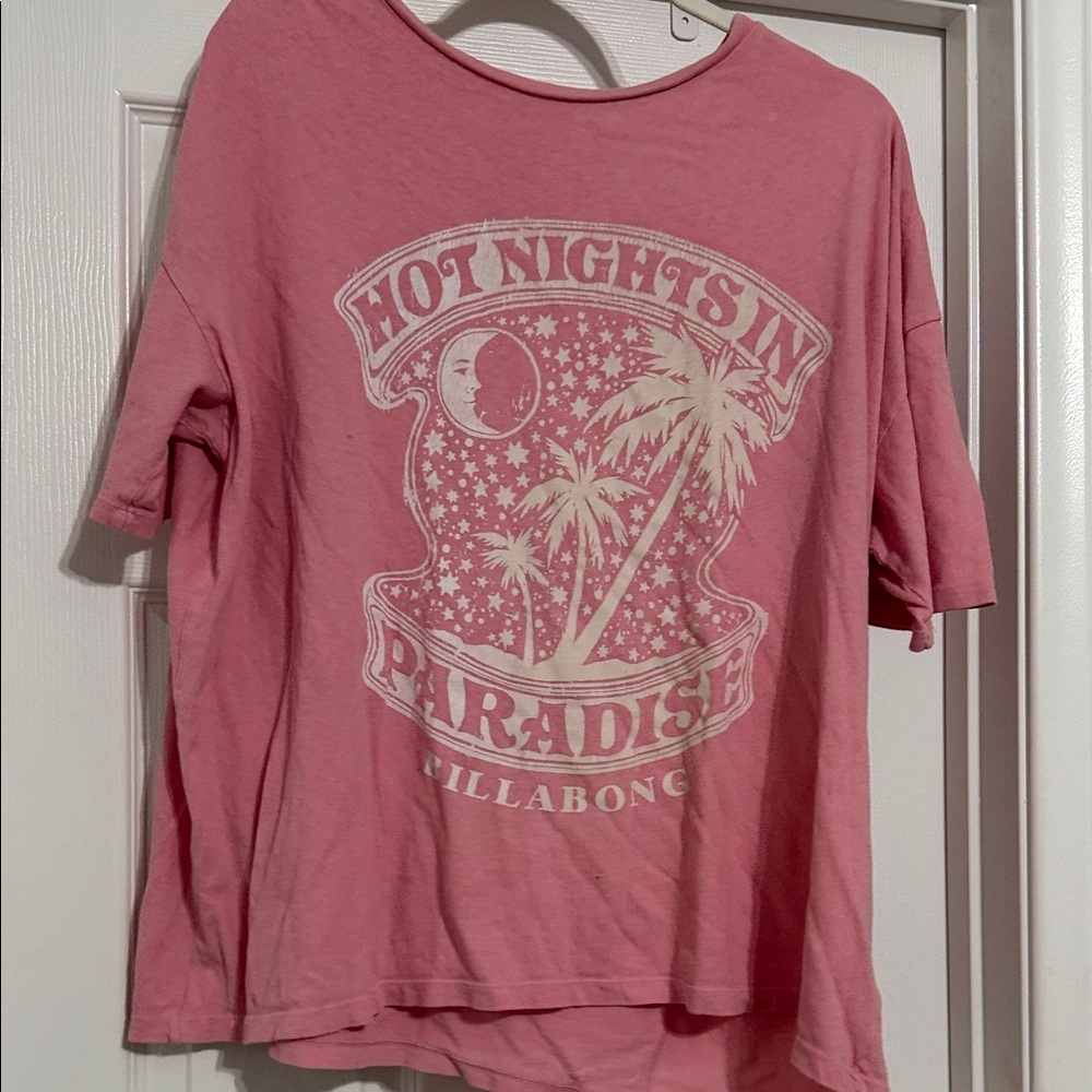 Billabong Paradise Graphic Pink Tee